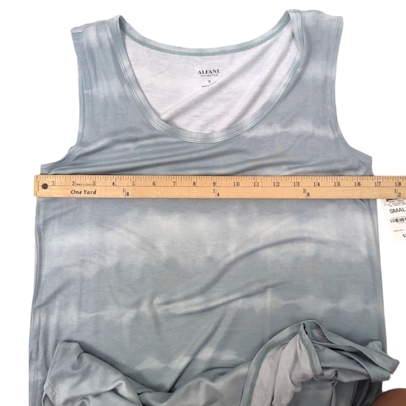 Alfani Sleeveless Chemise Nightgown Dress NEW Coverup Womens Small Green Tie Dye - Picture 9 of 11